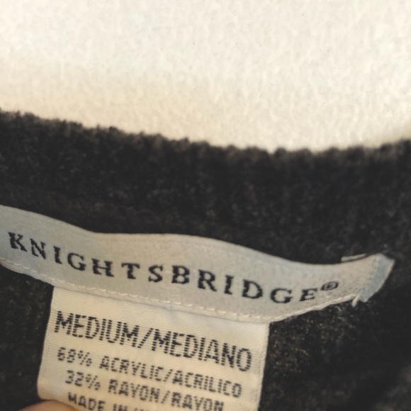 Vintage Gray Knights Bridge Sweater - Picture 3 of 3